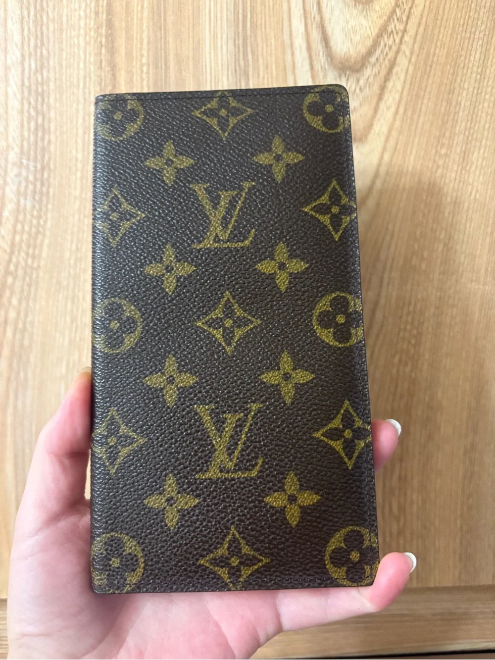 Authentic Louis Vuitton monogram long bifold wallet